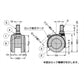 スガツネ工業 ランプ印 キャスター FA55型 ねじ込みタイプ FA55N10SR