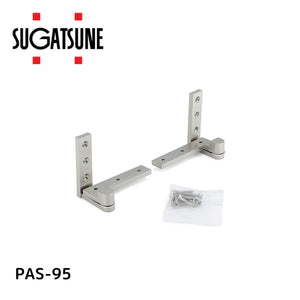 スガツネ工業 ランプ印 Pヒンジアングル正面型 PAS-95 かぶせ扉用 PAS-95