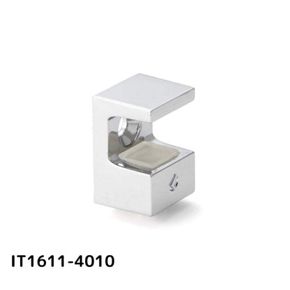 スガツネ(LAMP) ガラス用棚受 IT1611型 固定機能付 IT1611-4010