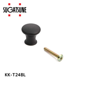 スガツネ(LAMP) つまみ KK-T型 ブラック KK-T24BL