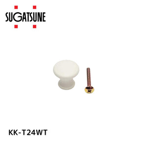 つまみ KK-T型 【KK-T24WT】 ホワイト塗装 スガツネ工業 LAMP ランプ