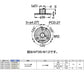 スガツネ工業 LAMP ステンレス製アジャスターベースM8用 200-140-501 AP36M8 3278 3769607