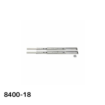 SUGATSUNE スガツネ工業 スライドレール 8400 レール長さ：移動距離：352：397.5：224：352 190-110-625 8400-18 | LAMP K&V 建築金物 家具金物 部品 金具 金物 部品交換 スライドレール 完全スライド 取付金具 引き出し チェスト デスク 家具 DIY 3段引