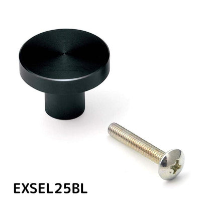 エクセルつまみ EXSEL型 【EXSEL25BL】ブラックアルマイト処理 スガツネ工業 LAMP ランプ