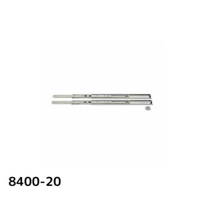 SUGATSUNE スガツネ工業 スライドレール 8400 レール長さ：移動距離：416.1：448.3：224：416.1 190-110-626 8400-20 | LAMP K&V 建築金物 家具金物 部品 金具 金物 部品交換 スライドレール 完全スライド 取付金具 引き出し チェスト デスク 家具 DIY 3段引