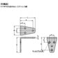 スガツネ工業 SV-80S LAMP 120030062 SV-80Sステンレス鋼製アングル 320-3549