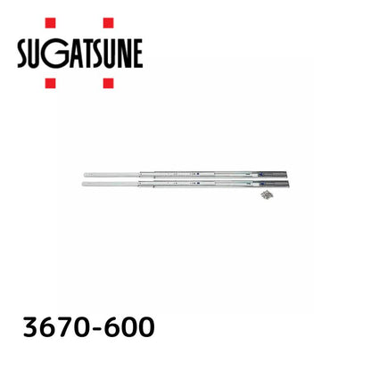 スガツネ工業｜SUGATSUNE KOGYO スガツネ工業 190027550 3670-600スライドレール 3670-600