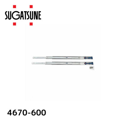 スガツネ 4670-600 190021272 4670-600スライドレール スガツネ工業 スライドレール