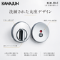 KAWAJUN カワジュン レバーハンドル用LW 3D表示器セットKLW-3D-C クローム ドア 交換