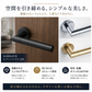 レバーハンドル QA 丸座 KAWAJUN LJシリーズ 空錠 表示錠対応