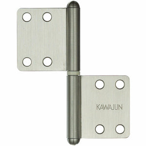 カワジュン ハタ蝶番Rタイプ AC-741 ドアノブ 河淳 AC-741-B パールクローム