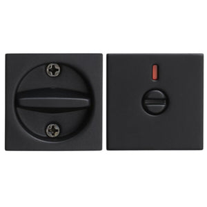 KAWAJUN カワジュン 鎌錠 標準 サムターン付  角型 表示錠3-KM-18-003 マットブラック