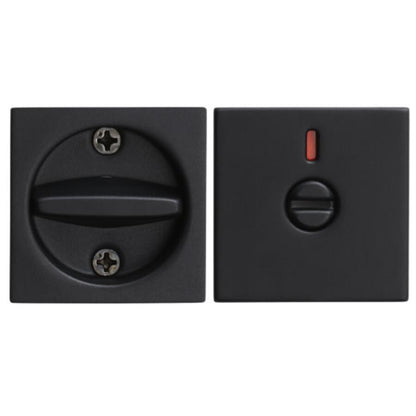 KAWAJUN カワジュン 鎌錠 標準 サムターン付  角型 表示錠3-KM-18-003 マットブラック