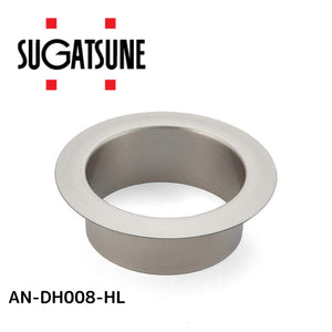 スガツネ工業 ﾗﾝﾌﾟ AN-DH008-HL ｽﾃﾝ製屑入投入口 (ﾌﾀ無)