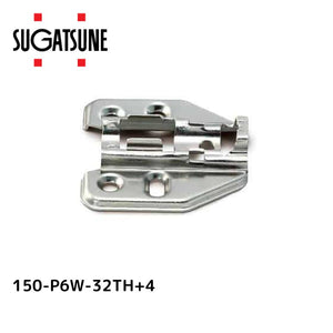 スガツネ工業 マウンティングプレート 150-p6w-32th+4 厚み: