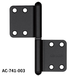 KAWAJUN AC-741-003 カワジュン ハタ蝶番Rタイプ AC-741 ドアノブ 河淳 マットブラック