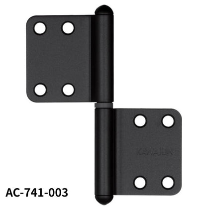 KAWAJUN AC-741-003 カワジュン ハタ蝶番Rタイプ AC-741 ドアノブ 河淳 マットブラック