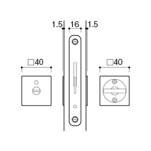 KAWAJUN カワジュン 鎌錠 KM-24 表示錠セット