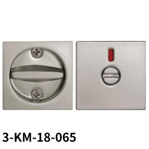 KAWAJUN カワジュン 鎌錠 標準 サムターン付  角型 表示錠3-KM-18-065 マットグレー