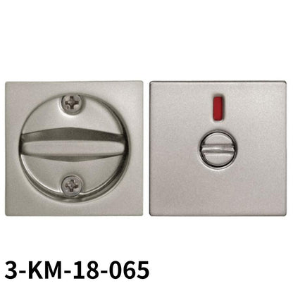 KAWAJUN カワジュン 鎌錠 標準 サムターン付  角型 表示錠3-KM-18-065 マットグレー