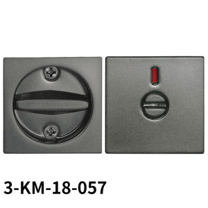 KAWAJUN カワジュン 鎌錠 標準 サムターン付 角型 表示錠 3-KM-18-057 グレイッシュアンバー