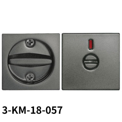 KAWAJUN カワジュン 鎌錠 標準 サムターン付 角型 表示錠 3-KM-18-057 グレイッシュアンバー