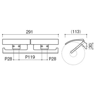 KAWAJUN カワジュン ペーパーホルダー SC-47W ワンハンドカット おしゃれ 高級感 トイレ ペーパーホルダー 紙巻き機 アパート マンション 戸建て 一軒家 賃貸 新築 新居 リフォーム カワジュン 河淳