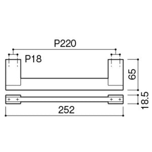 カワジュン SE-051-6N タオルリング サテンニッケル+ダークブラウン