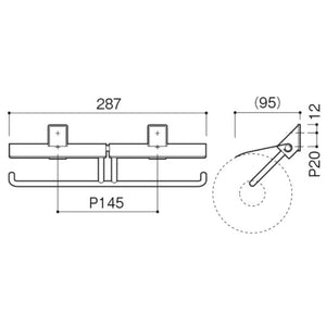 KAWAJUN ペーパーホルダー SE-40W  ステンレス 鏡面 静音 おしゃれ 高級感 トイレ ペーパーホルダー 紙巻き機 アパート マンション 戸建て 一軒家 賃貸 新築 新居 リフォーム カワジュン 河淳
