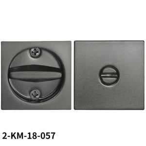 KAWAJUN  2-KM-18-057 鎌錠 KM-18 間仕切錠セット グレイッシュアンバー