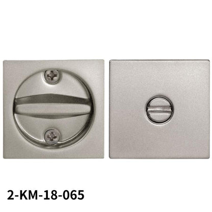 KAWAJUN  2-KM-18-065 鎌錠 KM-18 間仕切錠セット マットグレー