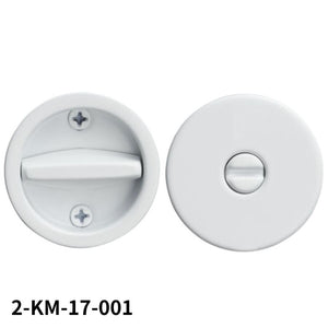 KAWAJUN  2-KM-17-001 鎌錠 KM-17 間仕切錠セット セラミックホワイト