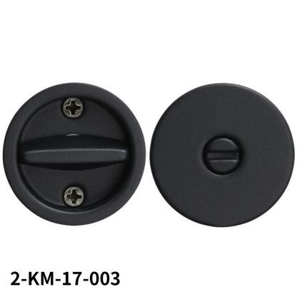 KAWAJUN  2-KM-17-003 鎌錠 KM-17 間仕切錠セット マットブラック