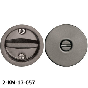 KAWAJUN  2-KM-17-057 鎌錠 KM-17 間仕切錠セット グレイッシュアンバー