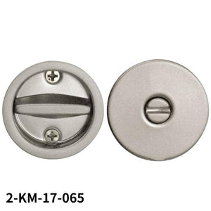 KAWAJUN  2-KM-17-065 鎌錠 KM-17 間仕切錠セット マットグレー