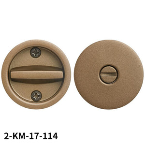 KAWAJUN  2-KM-17-114 鎌錠 KM-17 間仕切錠セット 114ブラストライトブロンズ