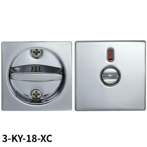 KAWAJUN アウトセット引戸錠 表示錠 サテンニッケル 3-KY-18-XC1個