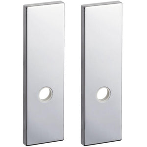 KAWAJUN レバーハンドル用Kプレート空錠 クローム