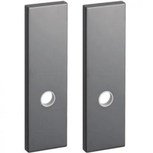 KAWAJUN レバーハンドル用Kプレート空錠 パールブラック