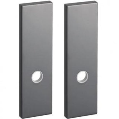 KAWAJUN レバーハンドル用Kプレート空錠 パールブラック