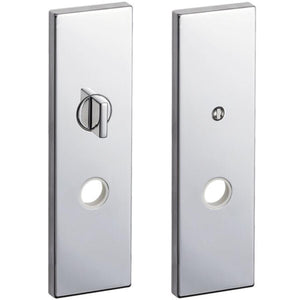 KAWAJUN レバーハンドル用Kプレート間仕切錠 クローム K2-C