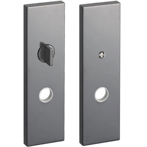 KAWAJUN レバーハンドル用Kプレート間仕切錠 パールブラック K2-GQ