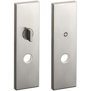 KAWAJUN レバーハンドル用Kプレート間仕切錠 サテンニッケル K2-N