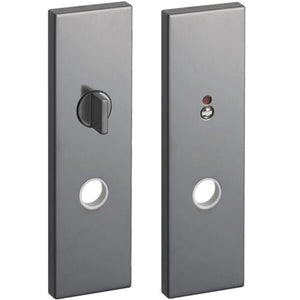 KAWAJUN レバーハンドル用Kプレート表示錠 パールブラック K3-GQ