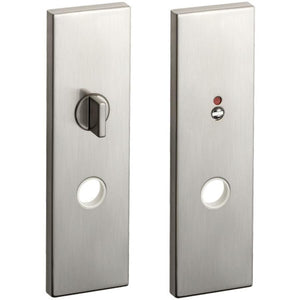 KAWAJUN レバーハンドル用Kプレート表示錠 サテンニッケル K3-N