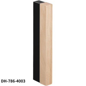 KAWAJUN DH-786-4003 引戸ハンドル DH-786 マットブラック+ライトブラウン