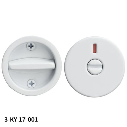 KAWAJUN アウトセット引戸錠 KY-17 表示 3-KY-17-001 セラミックホワイト