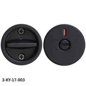 KAWAJUN アウトセット引戸錠 KY-17 表示3-KY-17-003 マットブラック