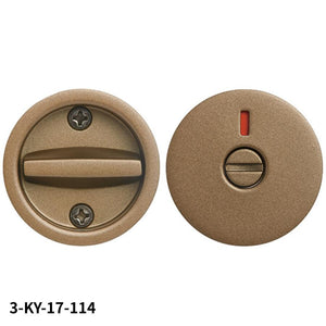 KAWAJUN アウトセット引戸錠 KY-17 表示3-KY-17-114 114ブラストライトブロンズ