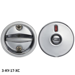 KAWAJUN アウトセット引戸錠 KY-17 表示 3-KY-17-XC クローム